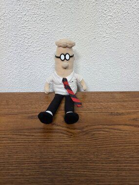 Plush Figure - Dilbert by Gund - 11" Tall